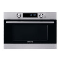 Samsung CQ1570U Operating Instructions And Cooking Manual