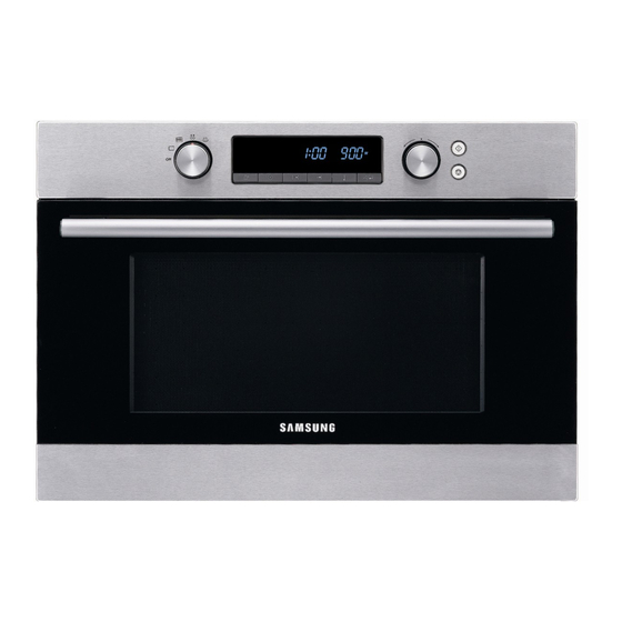 Samsung CQ1570U Operating Instructions And Cooking Manual