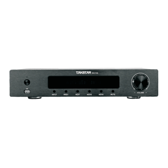 Takstar EKC-7HD User Manual