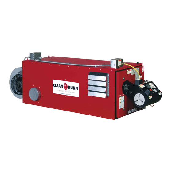 CLEAN BURN CB-1750 Operator's Manual