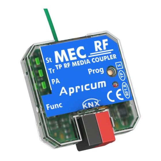 Apricum MECrf Operating Instructions