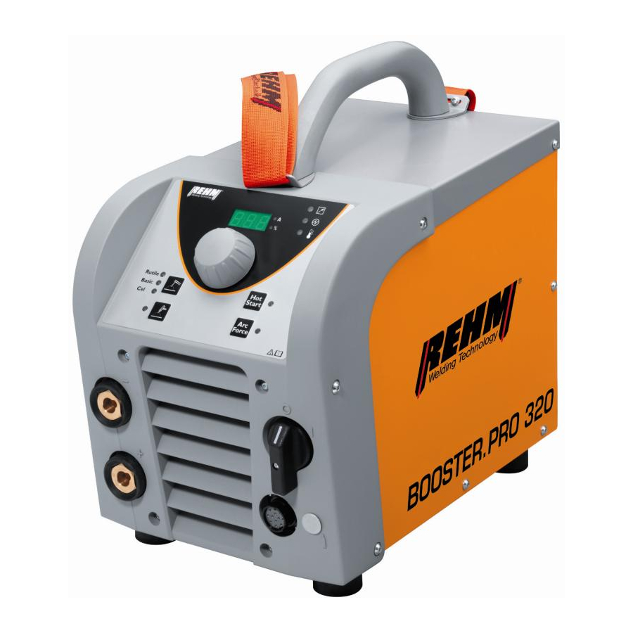 REHM BOOSTER.PRO 250 Operating Instructions Manual