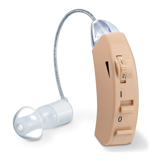 Beurer HA 50 Hearing Amplifier Manuals