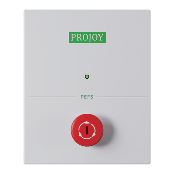 Projoy Electric PEFS-24V-CN Series User Manual