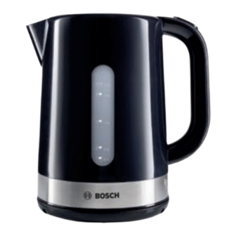 Bosch TWK740 GB Series Instruction Manual