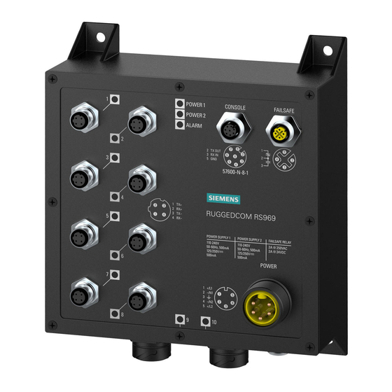 RuggedCom RuggedSwitch RS969 Installation Manual