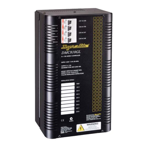 Dynalite DMC810GL Installation Manual