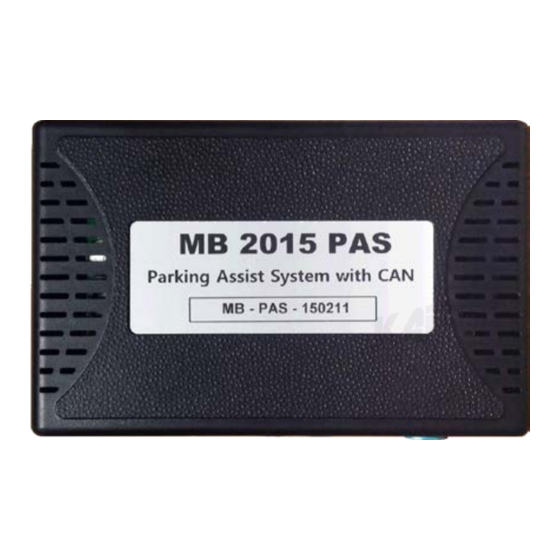 KAP MB-PAS-150211 Manual