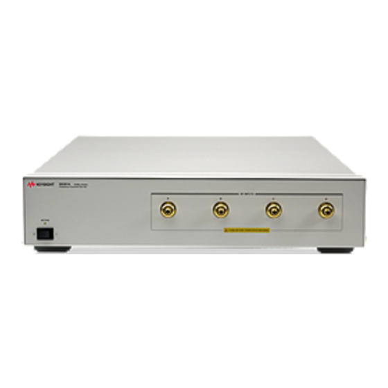 Keysight N5281A User's And Service Manual