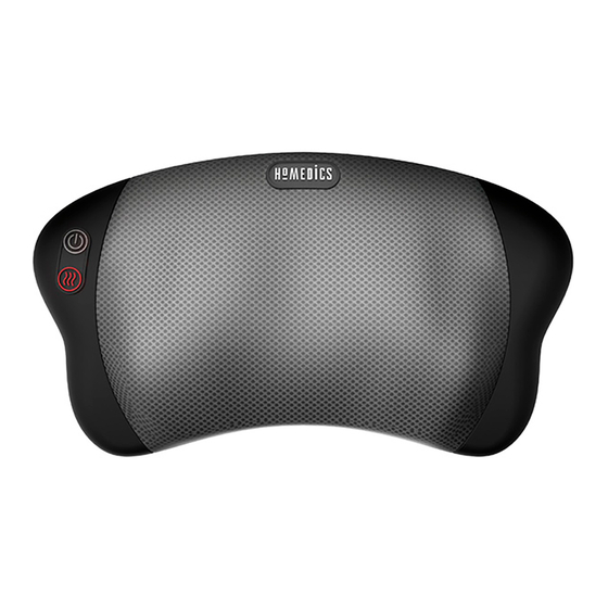 HoMedics SHIATSU MASSAGE SP-7H-EU Instruction Manual