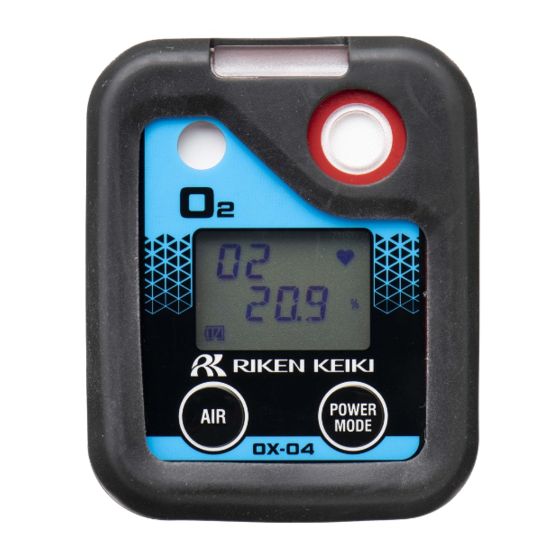 RKI Instruments OX-04 Operator's Manual