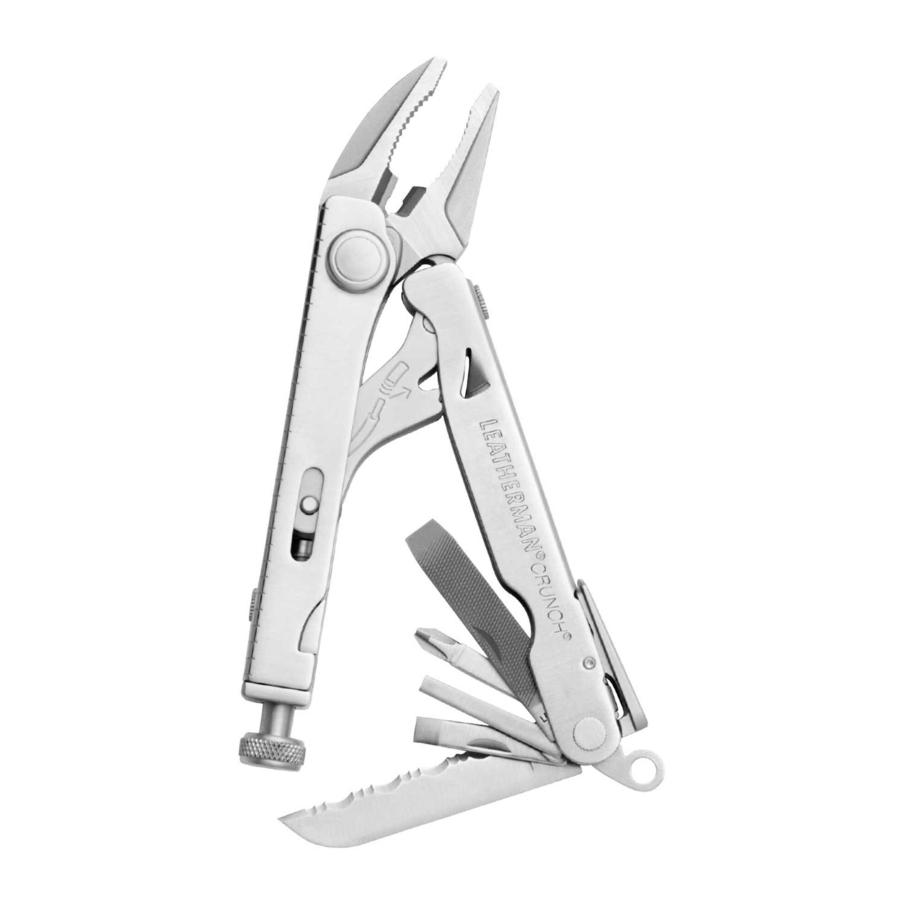 Leatherman Crunch - Multitool Manual And Review