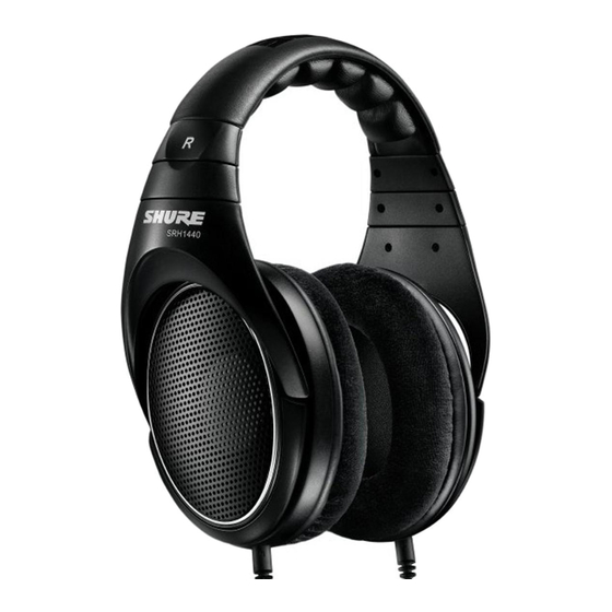 Shure SRH1440 Manual