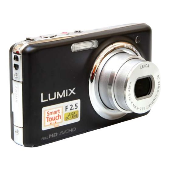 Panasonic Lumix DMC-FX77 Basic Operating Instructions Manual