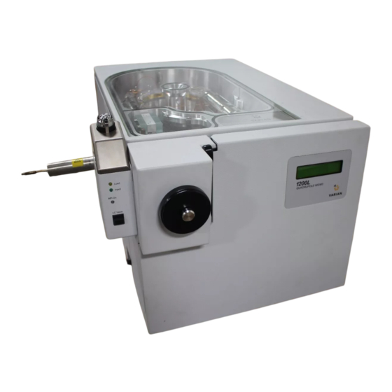Varian 1200 LC/MS Operator's Manual