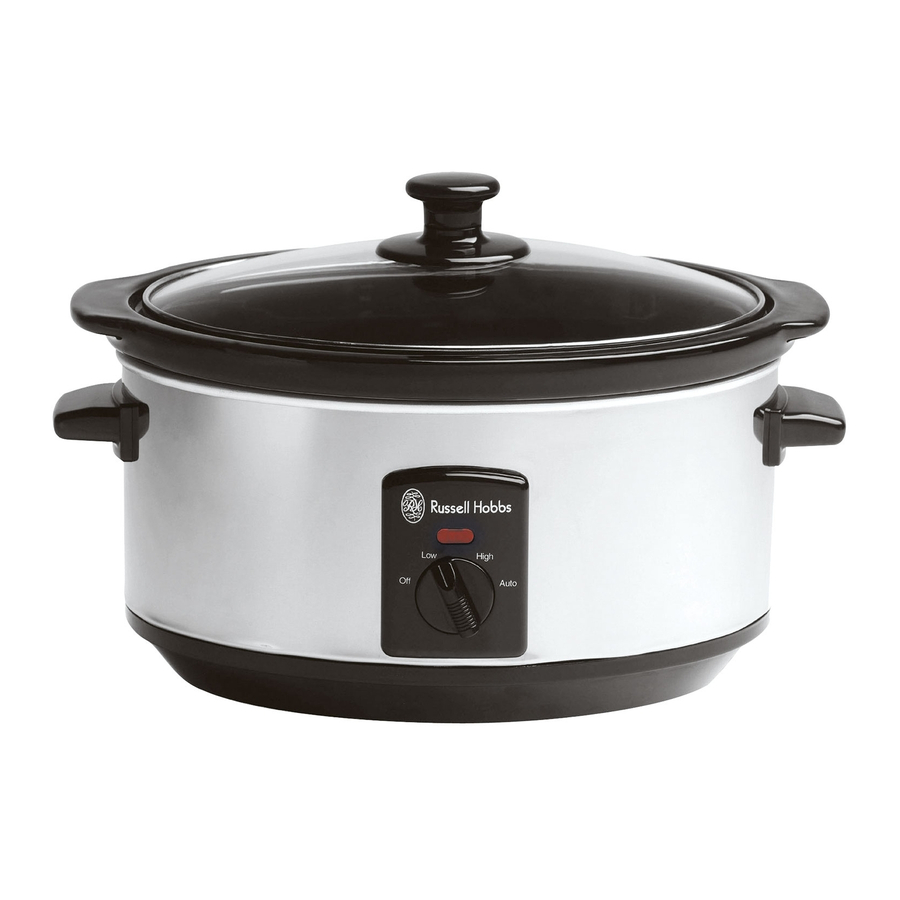 Russell Hobbs 4443BSS Instructions And Recipes Manual