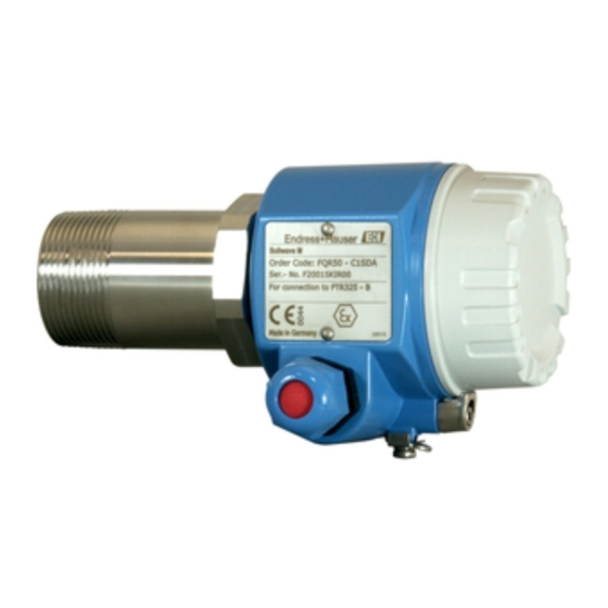 Endress+Hauser Soliwave FQR50 Operating Instructions Manual