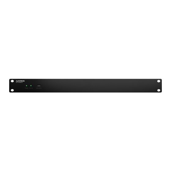 ALFAtron ALF-DSP88-U Manuals