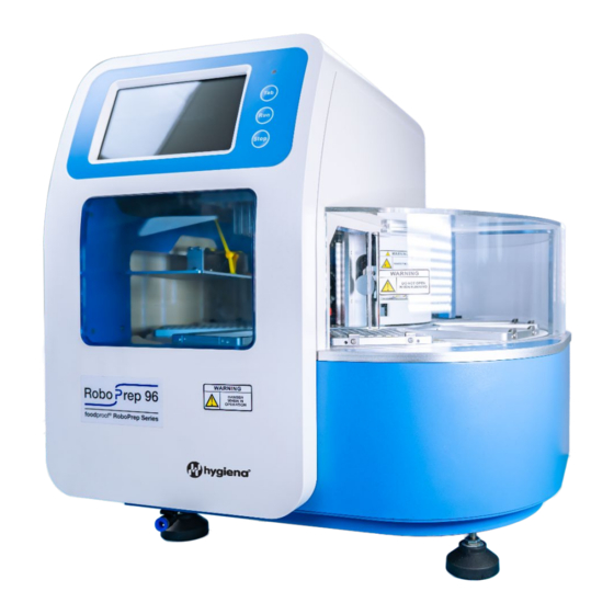 Hygiena foodproof RoboPrep 96 Operation Manual