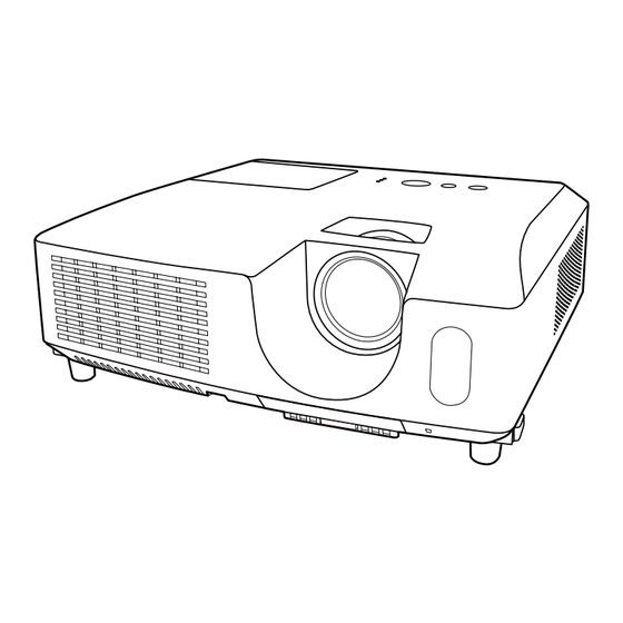 Hitachi CP-X2010 User Manual – Operating Manual