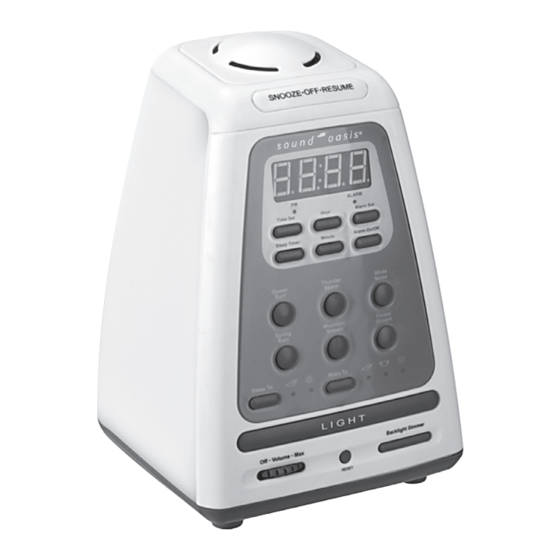 Sound Oasis BLS-100SO Use & Care Manual