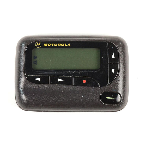 Motorola ADVISOR Gold Pager System Manuals