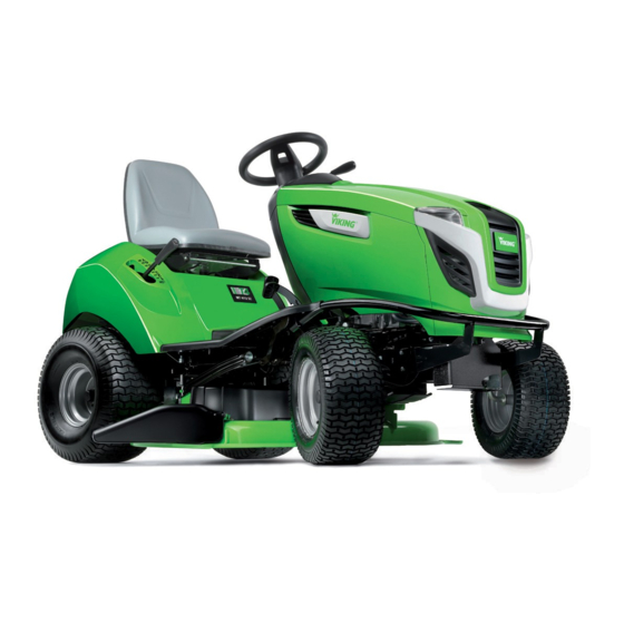 Viking ride on on sale mower manual