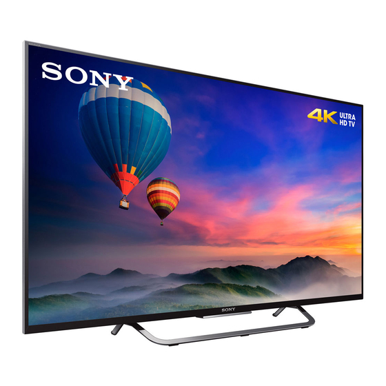 Sony XBR-49X835C Service Manual