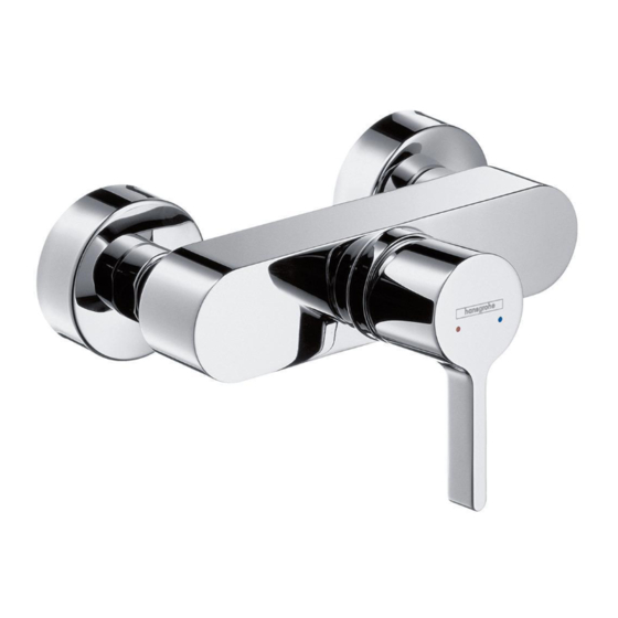 Hans Grohe Metris S 31460000 Assembly Instructions Manual