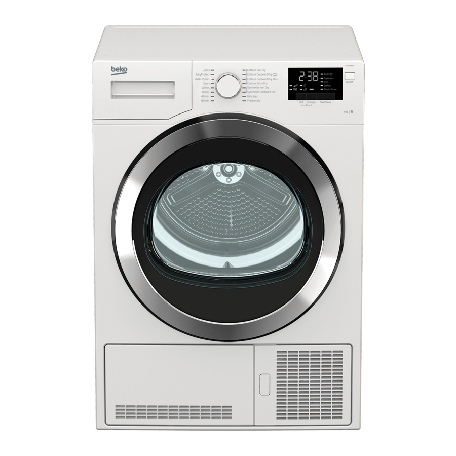 Beko DCY 9316 W User Manual