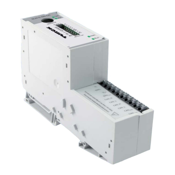 turck ECO-GATEWAY BL20 User Manual