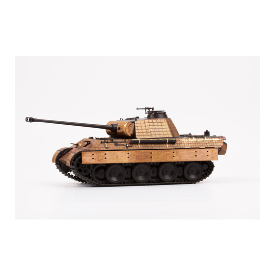 Eduard Panther A interior Quick Start Manual