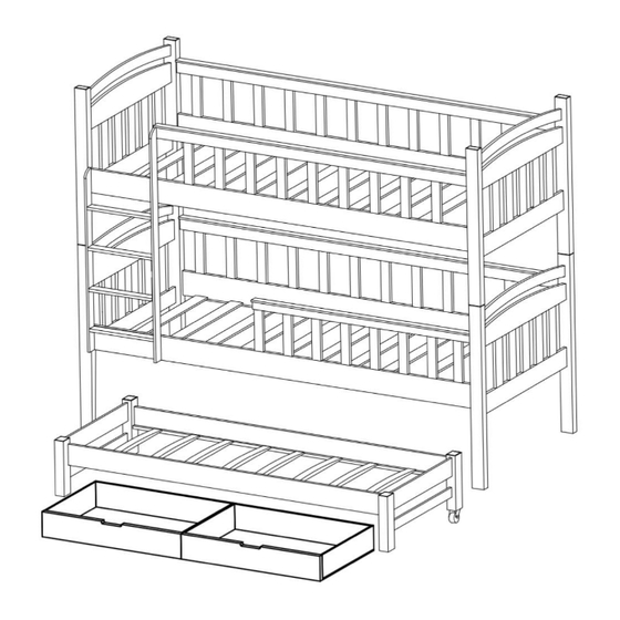 LANOmeble HANNAH Baby Furniture Manuals