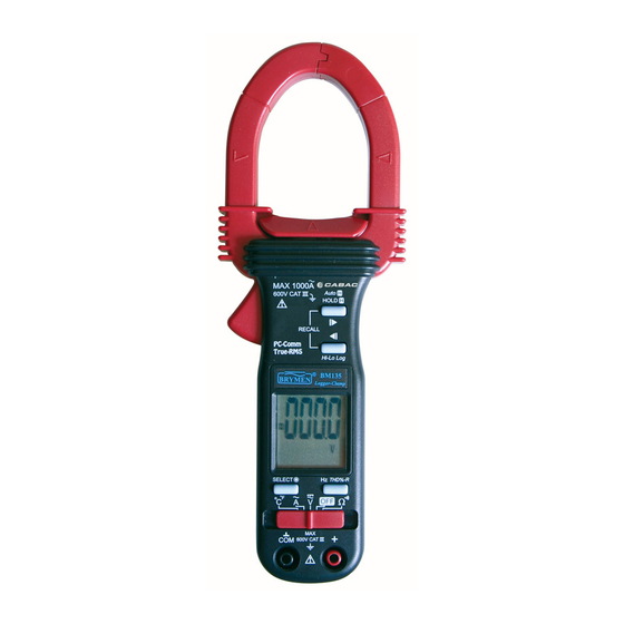 Brymen LoggerClamp TBM131 User Manual