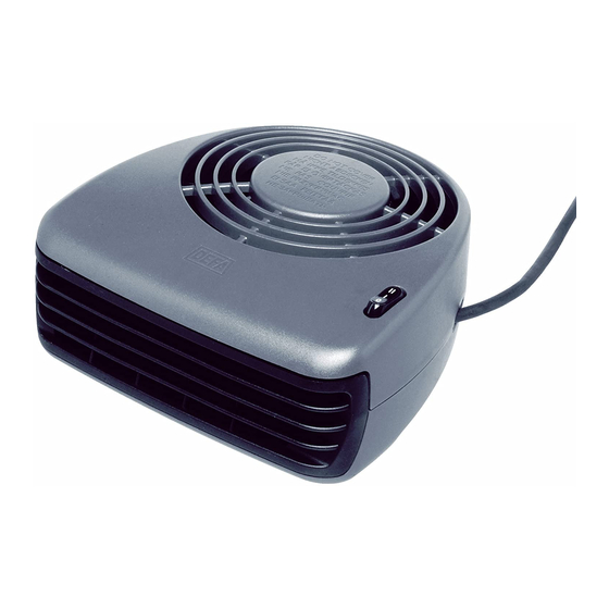 DEFA WarmUp 1400 Usage Manual