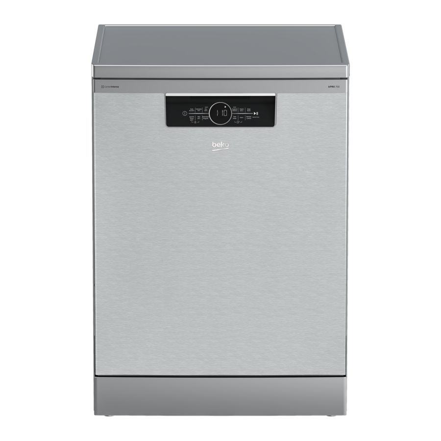 Beko BDFN36650CX - Full-size WiFi-enabled Dishwasher Manual