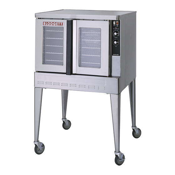 Blodgett ZEPH-200-G Installation Operation & Maintenance