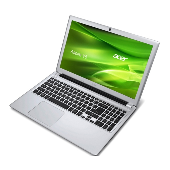 Acer Aspire V5-551 Notebook Manuals
