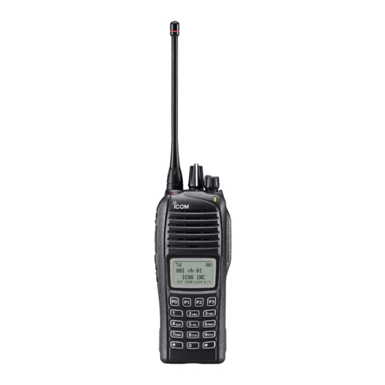 Icom IC-F3260 Series Instruction Manual