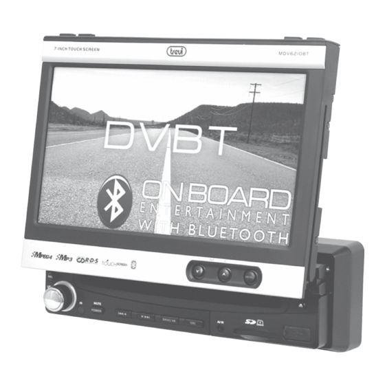 Trevi MDV 6210 BT Car Stereo System Manuals