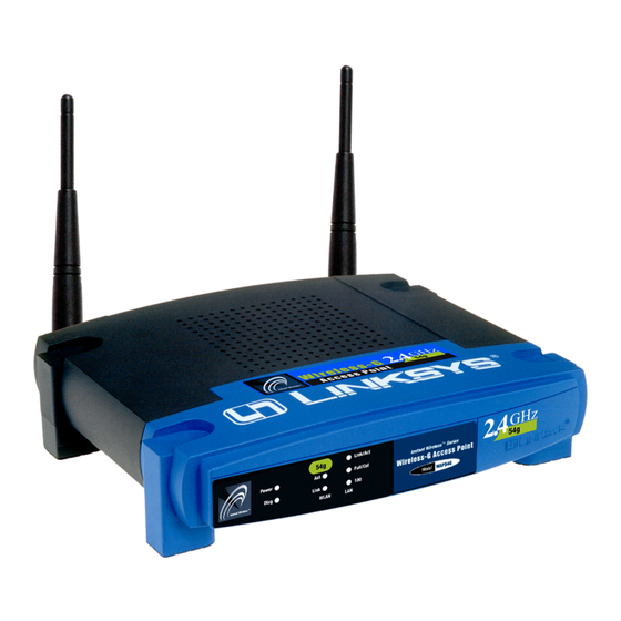 Linksys Instant Wireless Series WAP54G User Manual