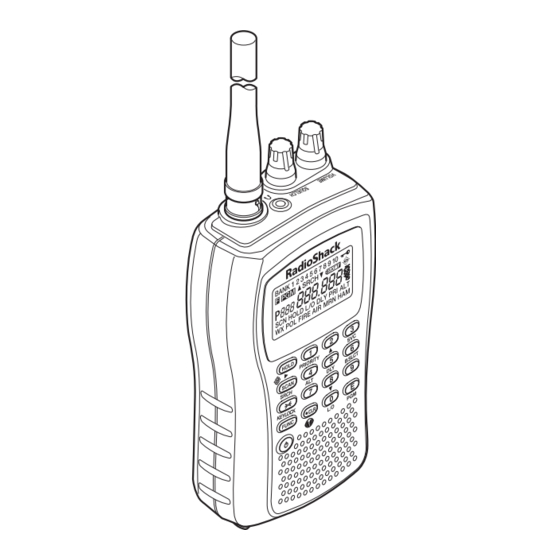 Radio Shack PRO-83 User Manual