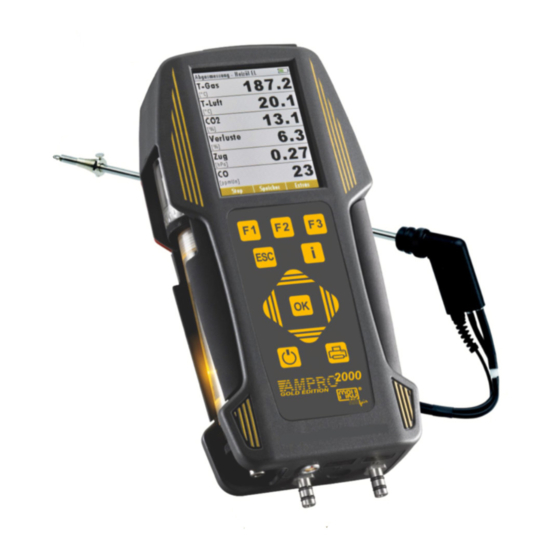 mru AMPRO 2000 GOLD Quick Start Manual