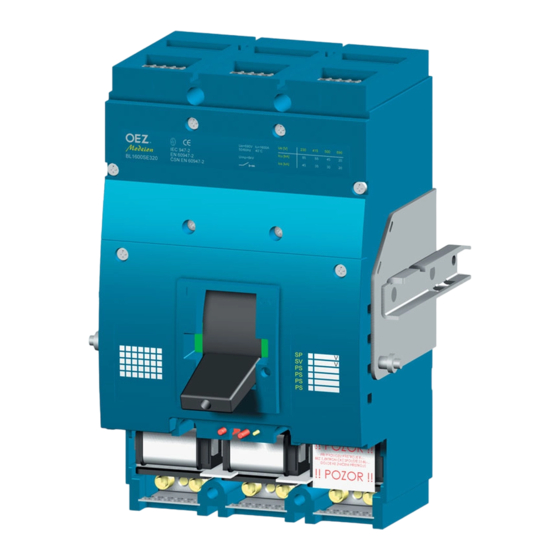 OEZ BL1600SE320 Instructions For Use Manual