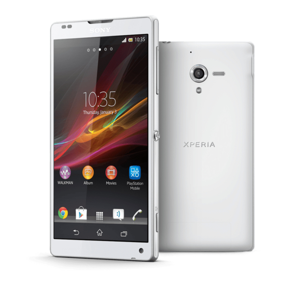 Sony Xperia ZL Customization Manual