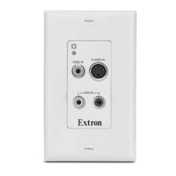 Extron electronics CSVEQ 100 D Manuals
