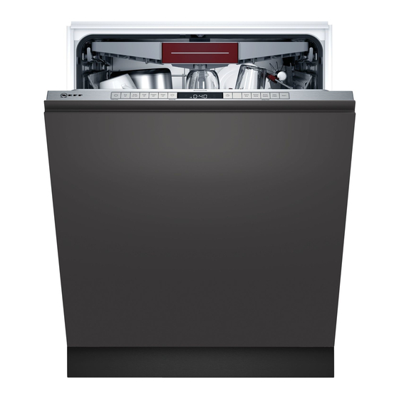 NEFF S355HCX27G Dishwasher Manuals