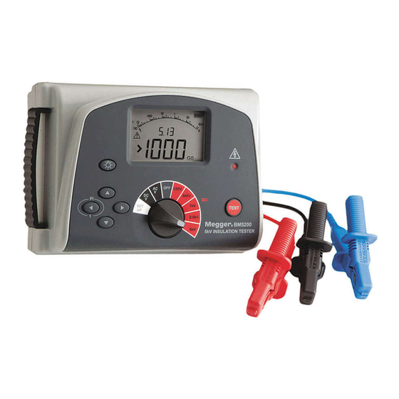 Megger BM5200 Firmware Upgrade Manual