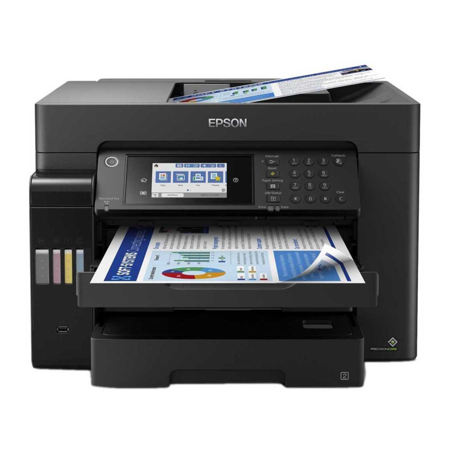 Epson ET-16650U - All-In-Ones Printer Quick Installation Guide