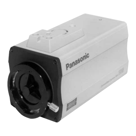 Panasonic AW-E800 Operating Instructions Manual